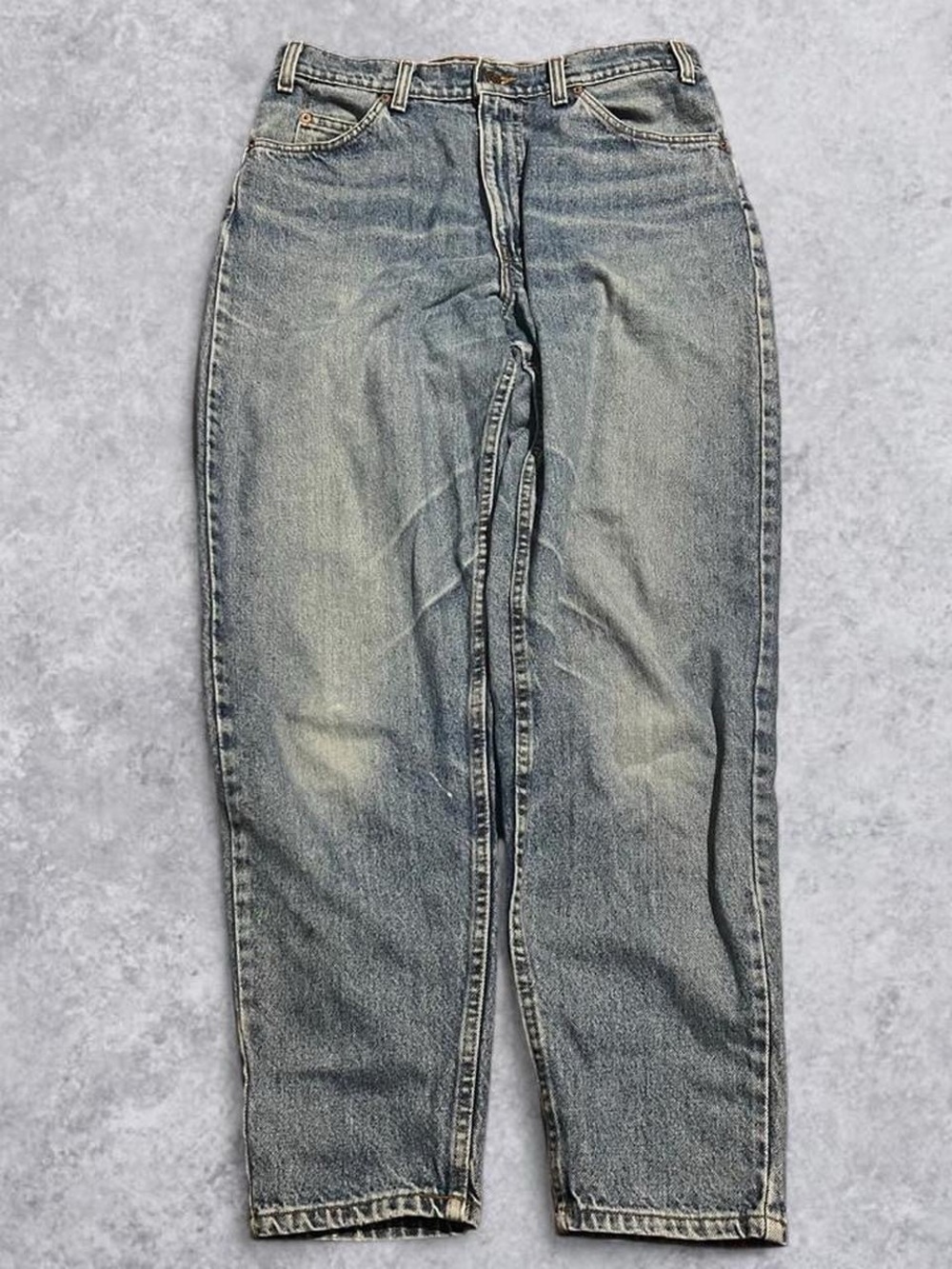 Vintage Levis 560 Jeans Mens 32x32 Blue Light Wash Tapered USA 90s Orange Tab